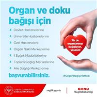 Organ bağışı haftası